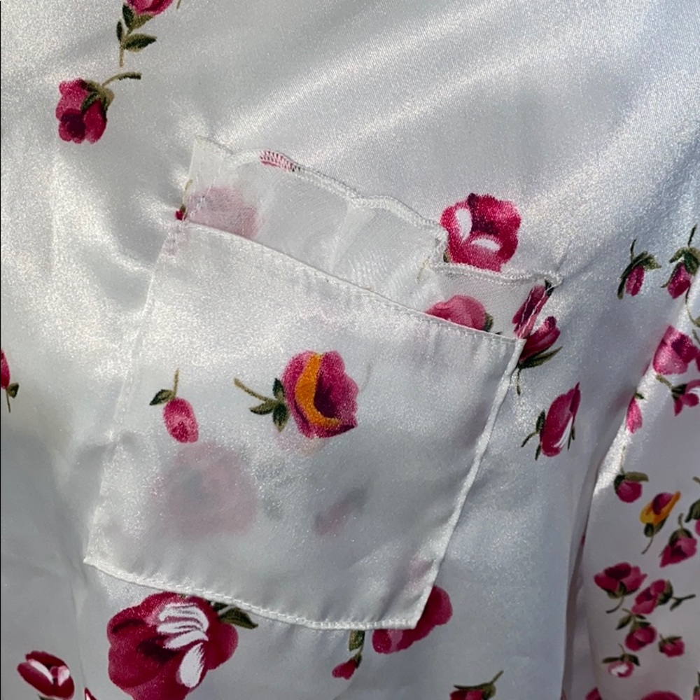 Oscar de la Renta top. Ruffle detailing. Size.M - Picture 3 of 5